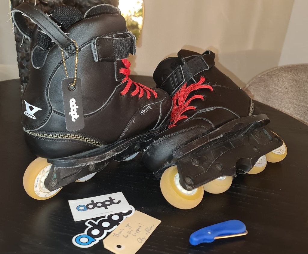 Stuntskates - Carbon Handmade - Extra`s - Scherpe Prijs!, Ophalen of Verzenden, Zo goed als nieuw
