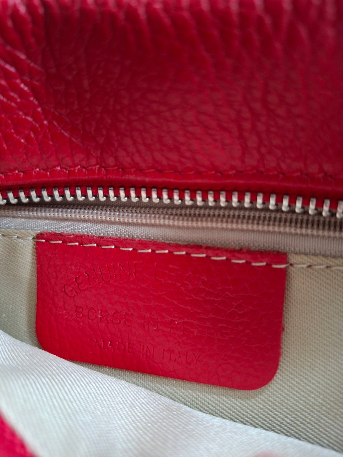 Crossbody Tas van Leer, Ophalen of Verzenden, Zo goed als nieuw, Rood, Schoudertasje
