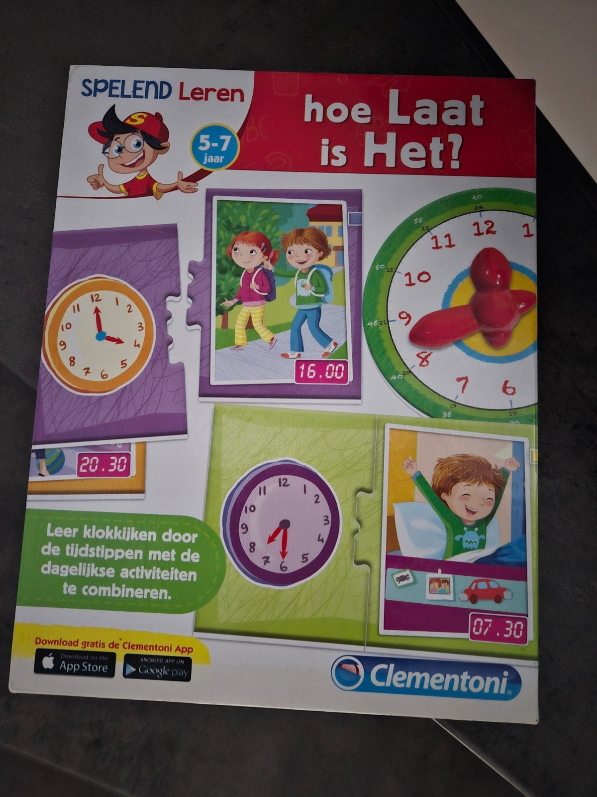 Clementoni Spelend Leren: Hoe Laat is Het? (5-7 jaar), Ophalen of Verzenden, Zo goed als nieuw, Knutselen