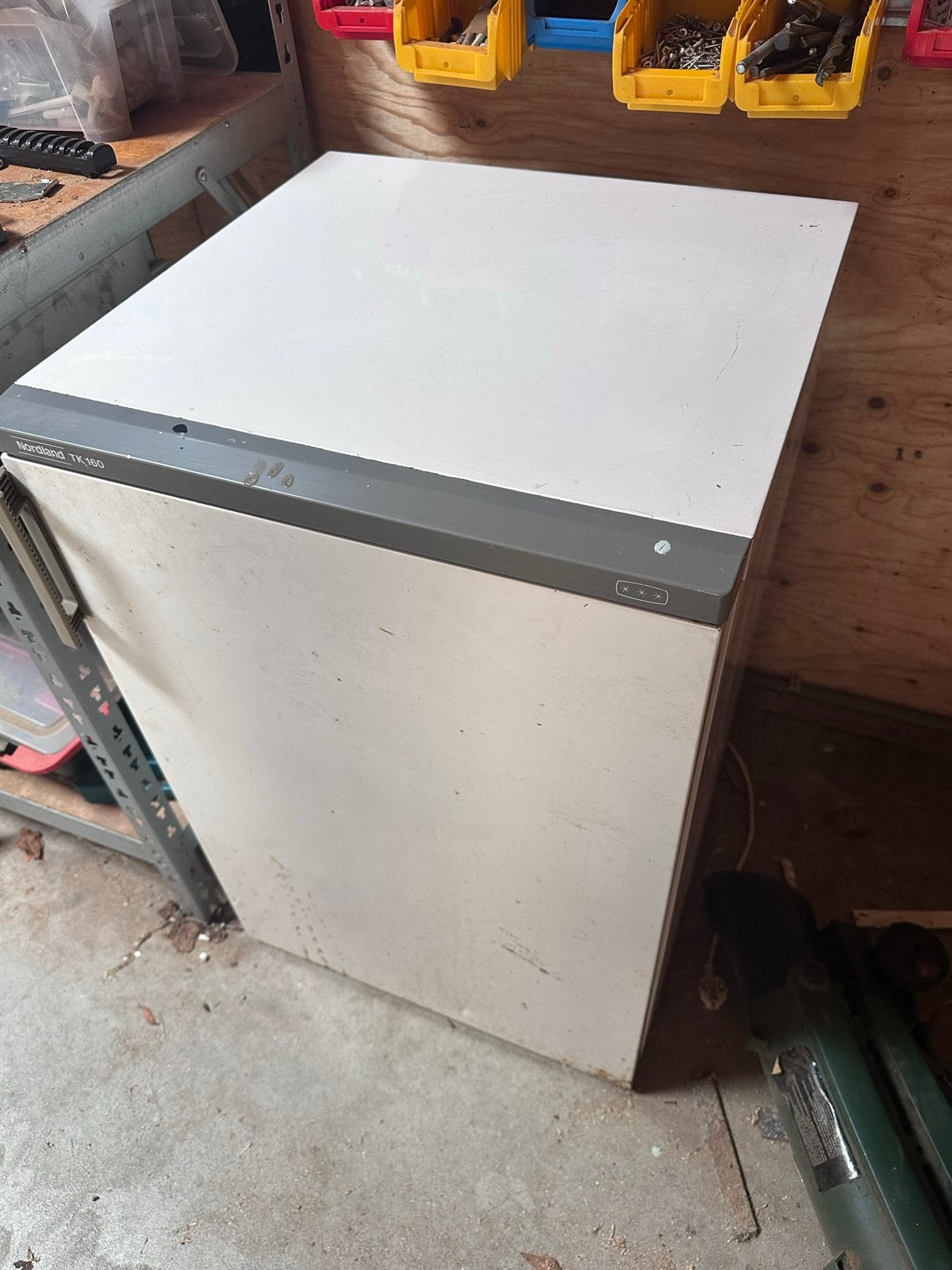 Nordland TK 160 Koelkast met vriesvak - Werkt, Witgoed en Apparatuur, 150 tot 200 liter, Gebruikt, 45 tot 60 cm, Met vriesvak