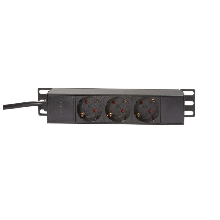 10 inch Stekkerdoos / PDU - 3-voudig - Zwart, Ophalen of Verzenden