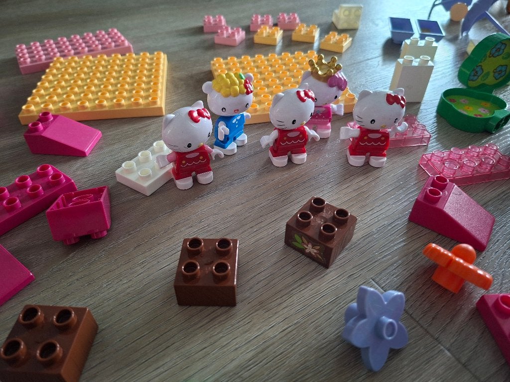 duplo Hello Kitty, Ophalen of Verzenden, Zo goed als nieuw, Duplo