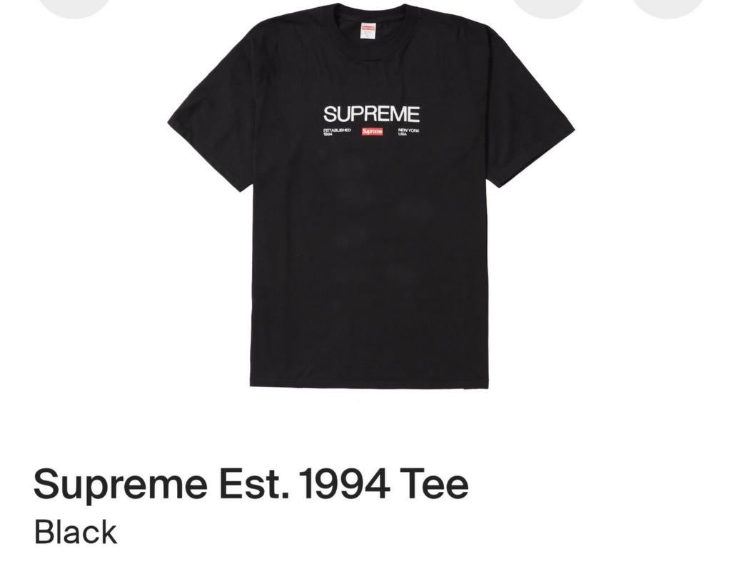 Supreme 1994 Tee exclusive!, Supreme, Verzenden, Nieuw, Supreme