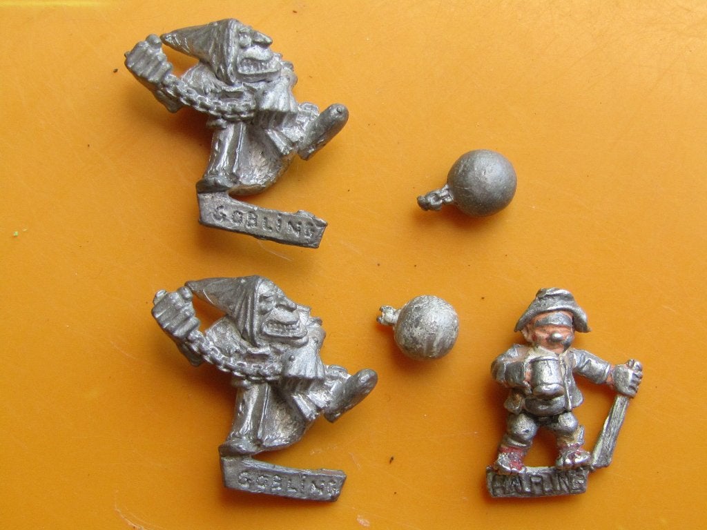 2 Goblin Fanatics, Verzenden, Gebruikt, Warhammer, Figuurtje(s)