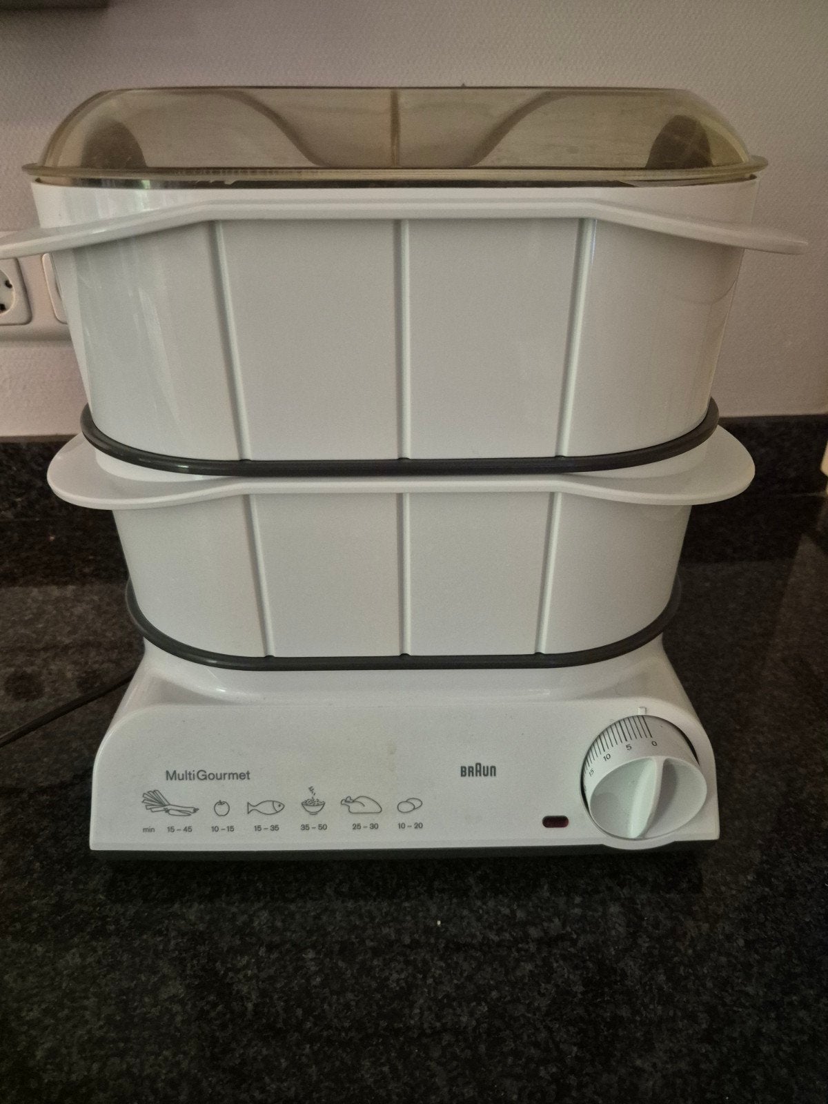 Braun MultiGourmet Stoomkoker, Ophalen, Gebruikt