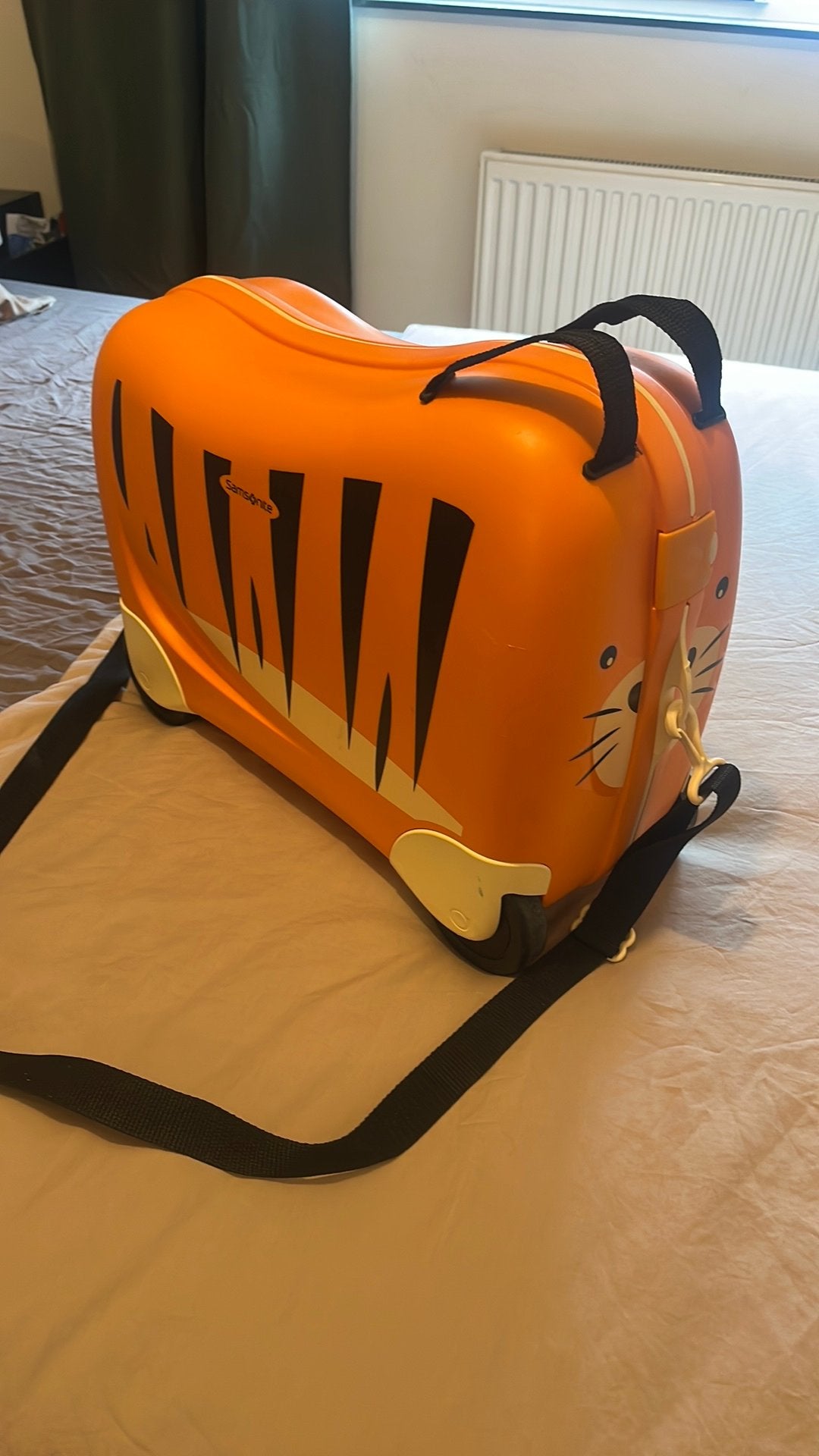 Samsonite kinderkoffer, Gebruikt, Hard kunststof, Minder dan 50 cm, Ophalen of Verzenden