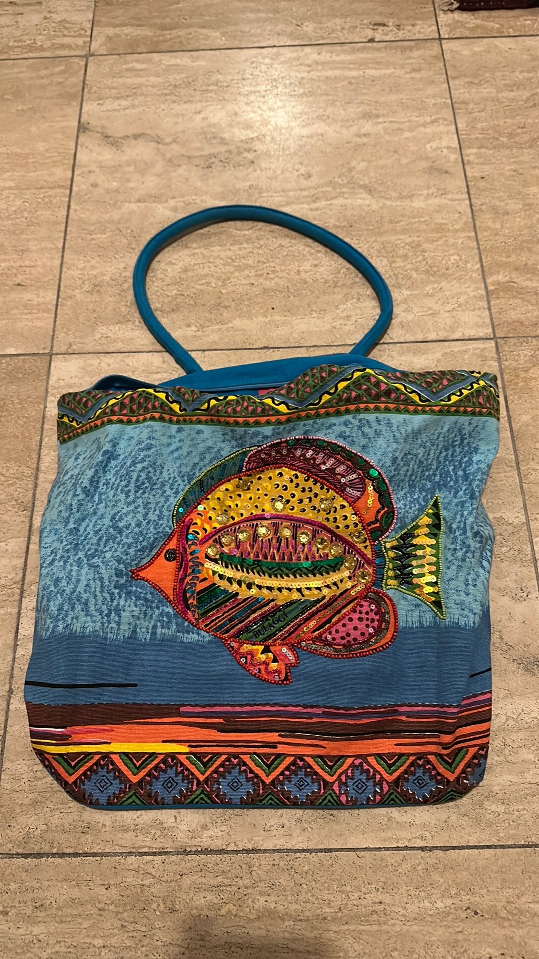 Vrolijke aan de voorkant verfraaide Bulaggi-tas, Ophalen of Verzenden, Nieuw, Handtas