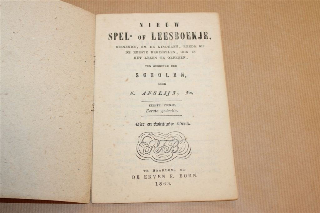 Nieuw Spel- of Leesboekje - 1863 !!, Ophalen of Verzenden