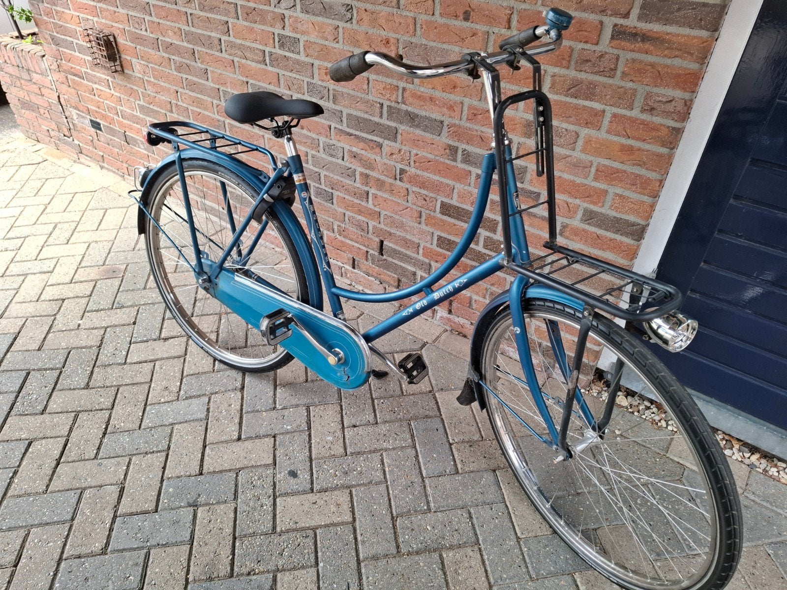 omafiets 28 inch batavus old dutch, Ophalen, Terugtraprem, Gebruikt, 56 cm of meer