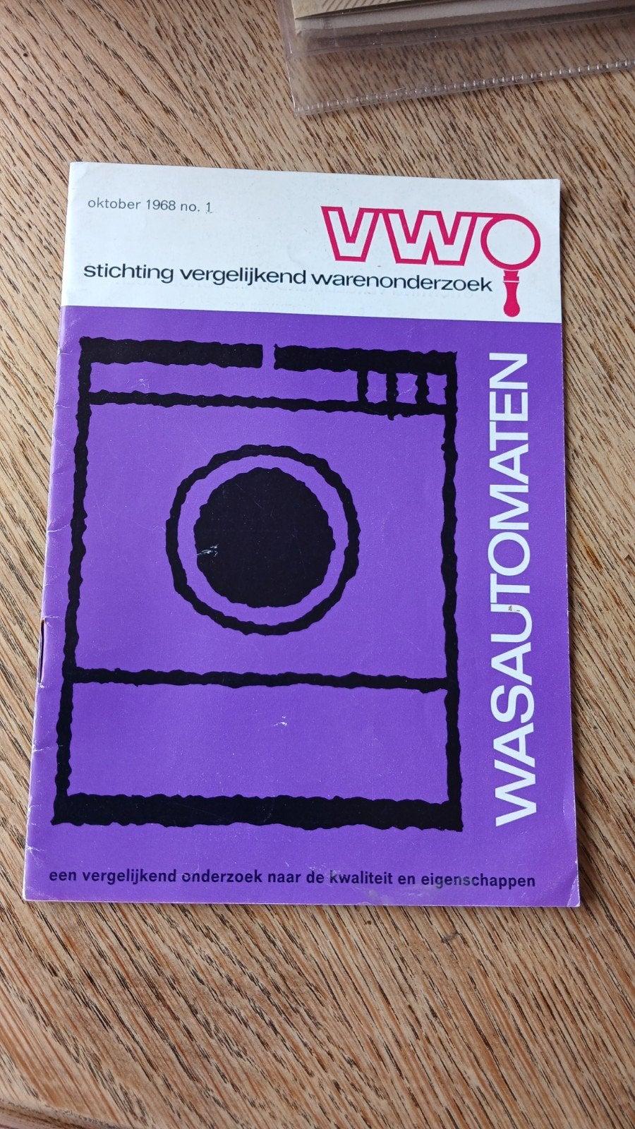 Vintage Wasautomaten Onderzoek - Oktober 1968, Ophalen of Verzenden