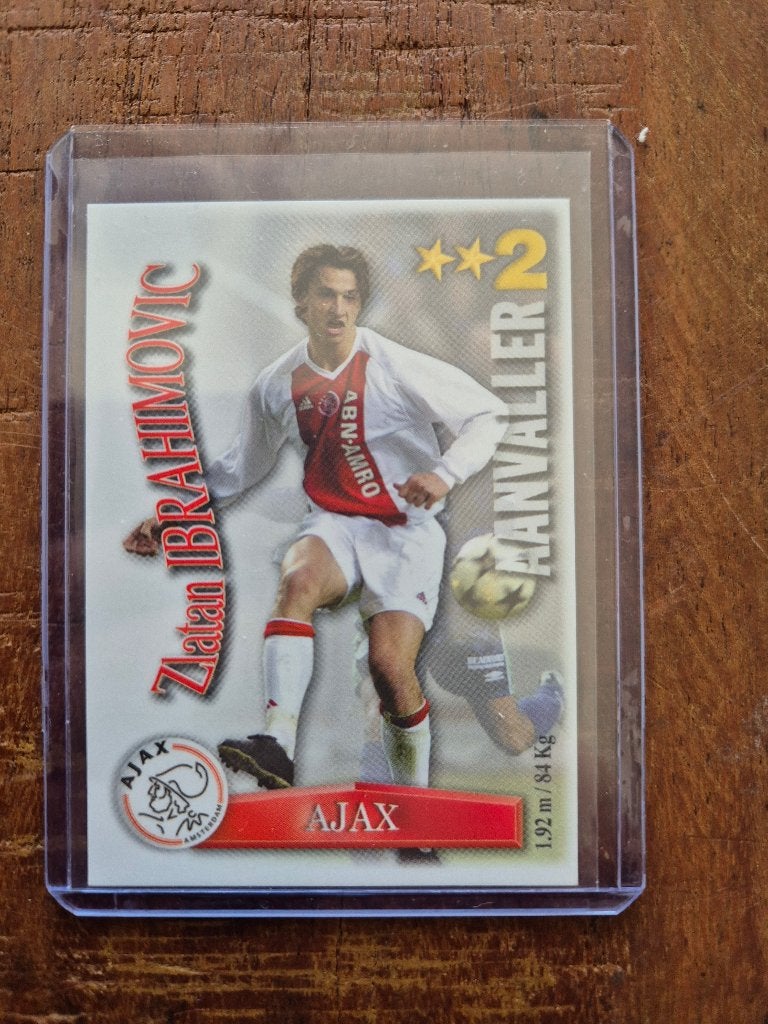 All Star kaartje Zlatan Ibrahimovic, Verzamelen, Sportartikelen en Voetbal, Ophalen of Verzenden, Zo goed als nieuw, Ajax, Poster, Plaatje of Sticker
