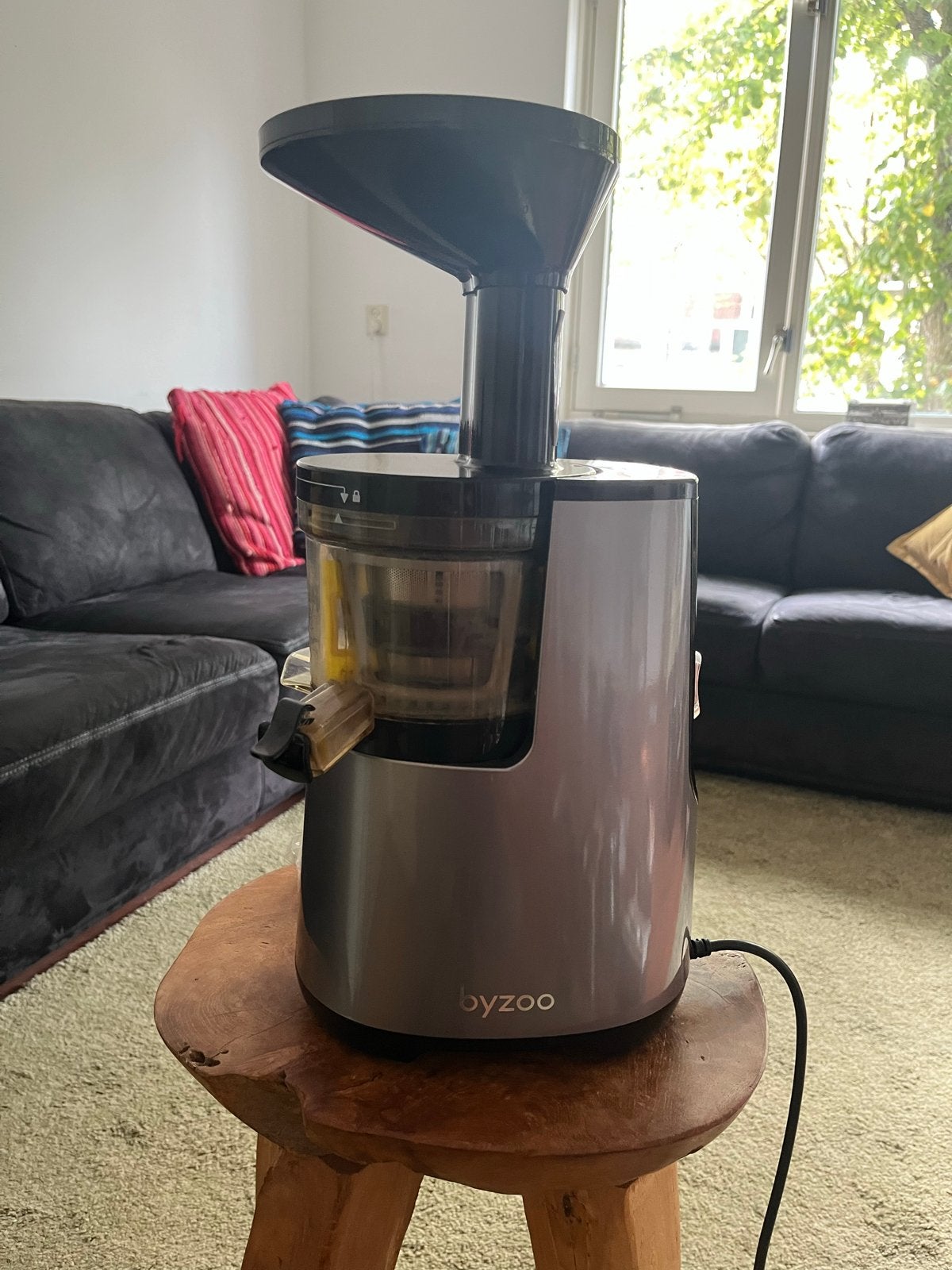 Byzoo SJ01 Slowjuicer - Zo goed als nieuw, Ophalen, Overige typen, Kunststof, Zo goed als nieuw