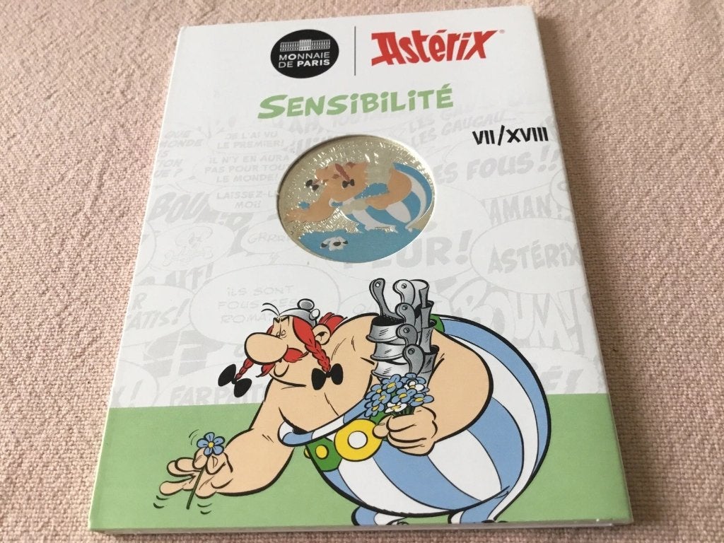 10 euro gekleurde munt Asterix - Obelix, Ophalen of Verzenden, Frankrijk, 10 euro, Losse munt
