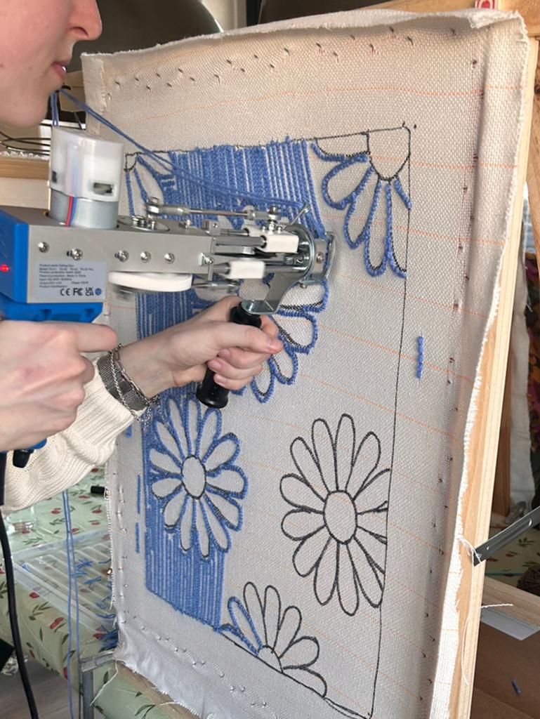 Workshop Tuften in Rijssen - maak je eigen wandkleed, Ophalen, Abstract, Handgemaakt, Overige typen