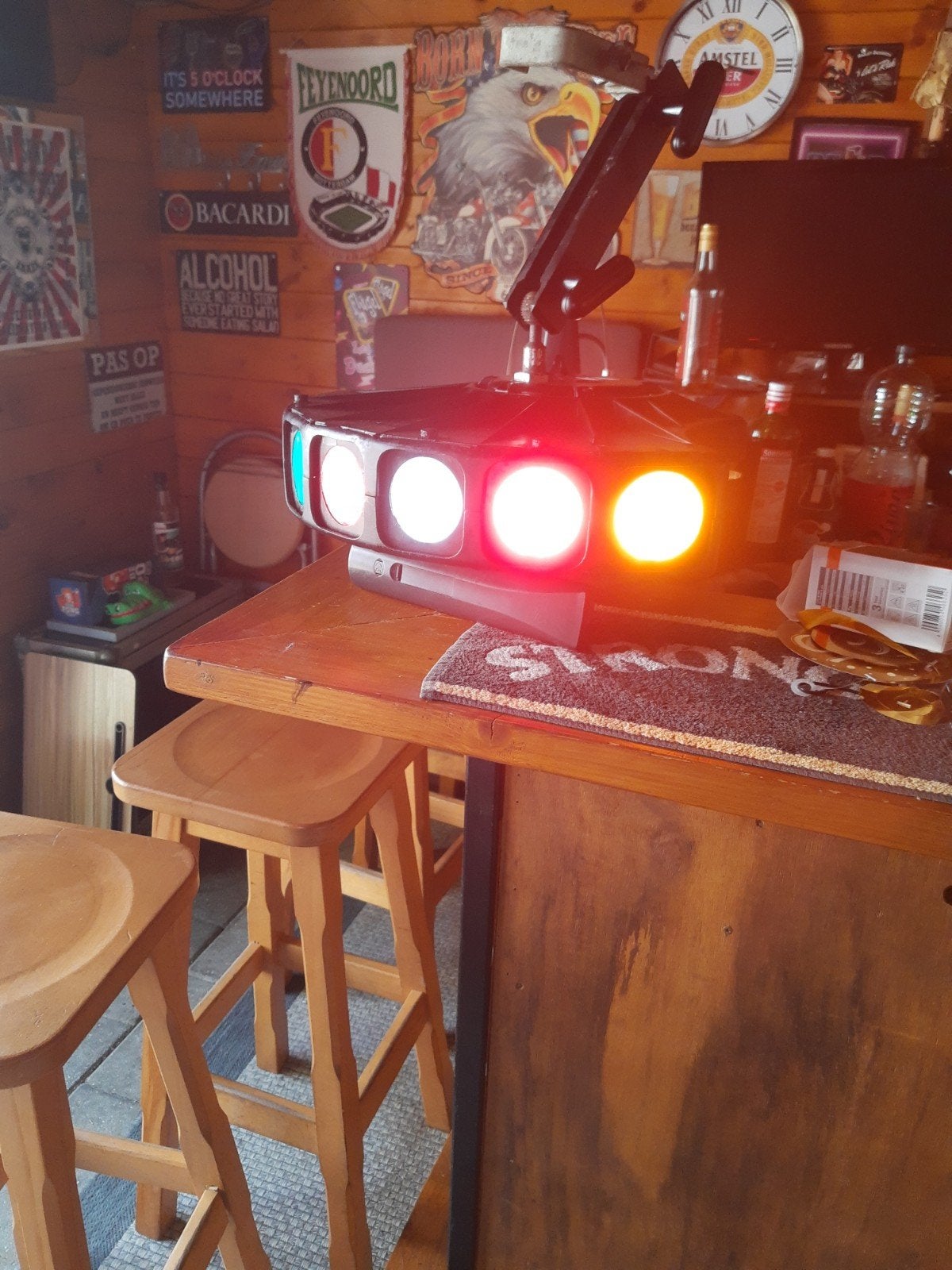 Disco lamp, Muziek en Instrumenten, Licht en Laser, Ophalen, Gebruikt, Licht
