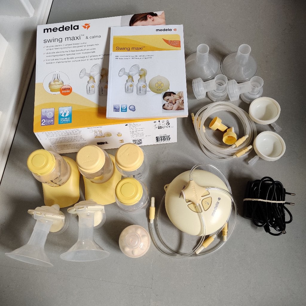 Medela Swing maxi & calma borstkolf, Ophalen, Gebruikt, Borstkolf, Draagbaar