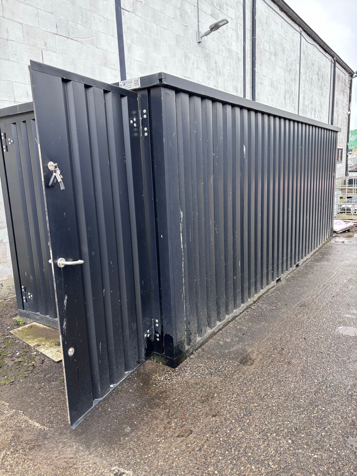Demontabele zeecontainer 5,8x2,2x2,2 m - Afsluitbaar, Ophalen