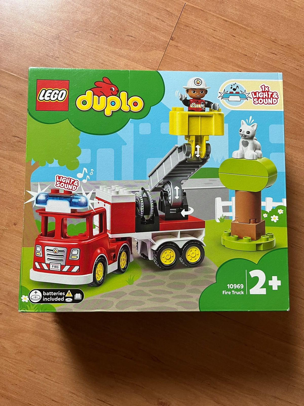 Lego duplo 10969 Firetruck., Ophalen, Zo goed als nieuw, Duplo