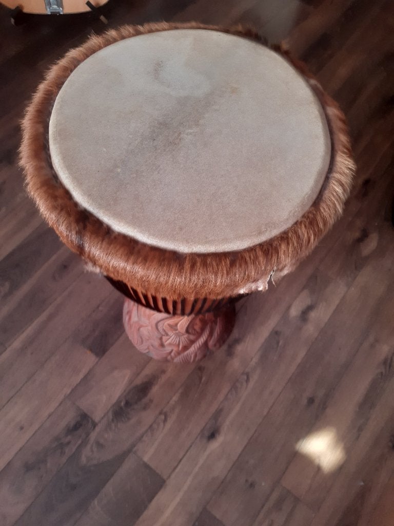 Djembe, Ophalen, Gebruikt, Trommel