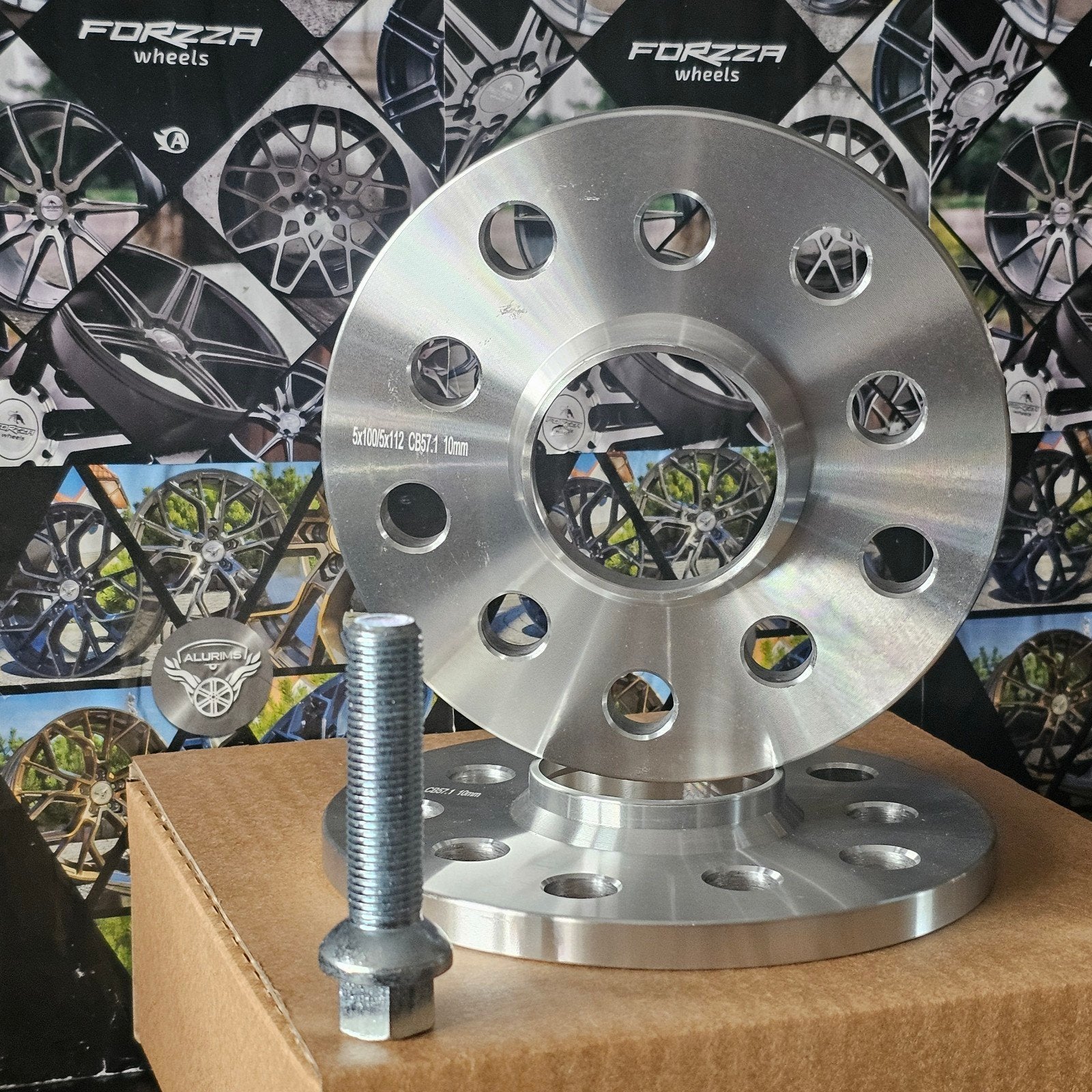 Spoorverbreders spacers Vw Golf 8 5x112 57,1 10mm, Ophalen of Verzenden