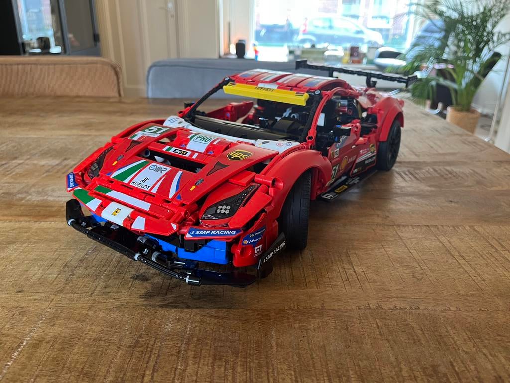 Lego 42125 Ferrari 488 GTE “AF Corse #51”, Compleet, Lego, Ophalen of Verzenden, Zo goed als nieuw