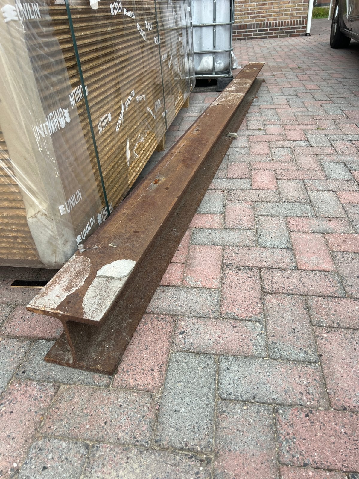 HEB 160 lengte 3510, Doe-het-zelf en Verbouw, Metalen, Ophalen, Gebruikt, IJzer