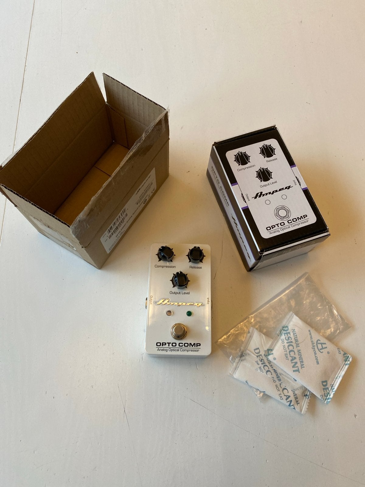 Ampeg Opto Compressor Pedaal, Muziek en Instrumenten, Effecten, Ophalen of Verzenden, Zo goed als nieuw, Compressor