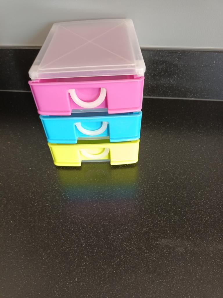 3-delige lade-organizer set - 15x21x14 cm, Ophalen of Verzenden, Gebruikt