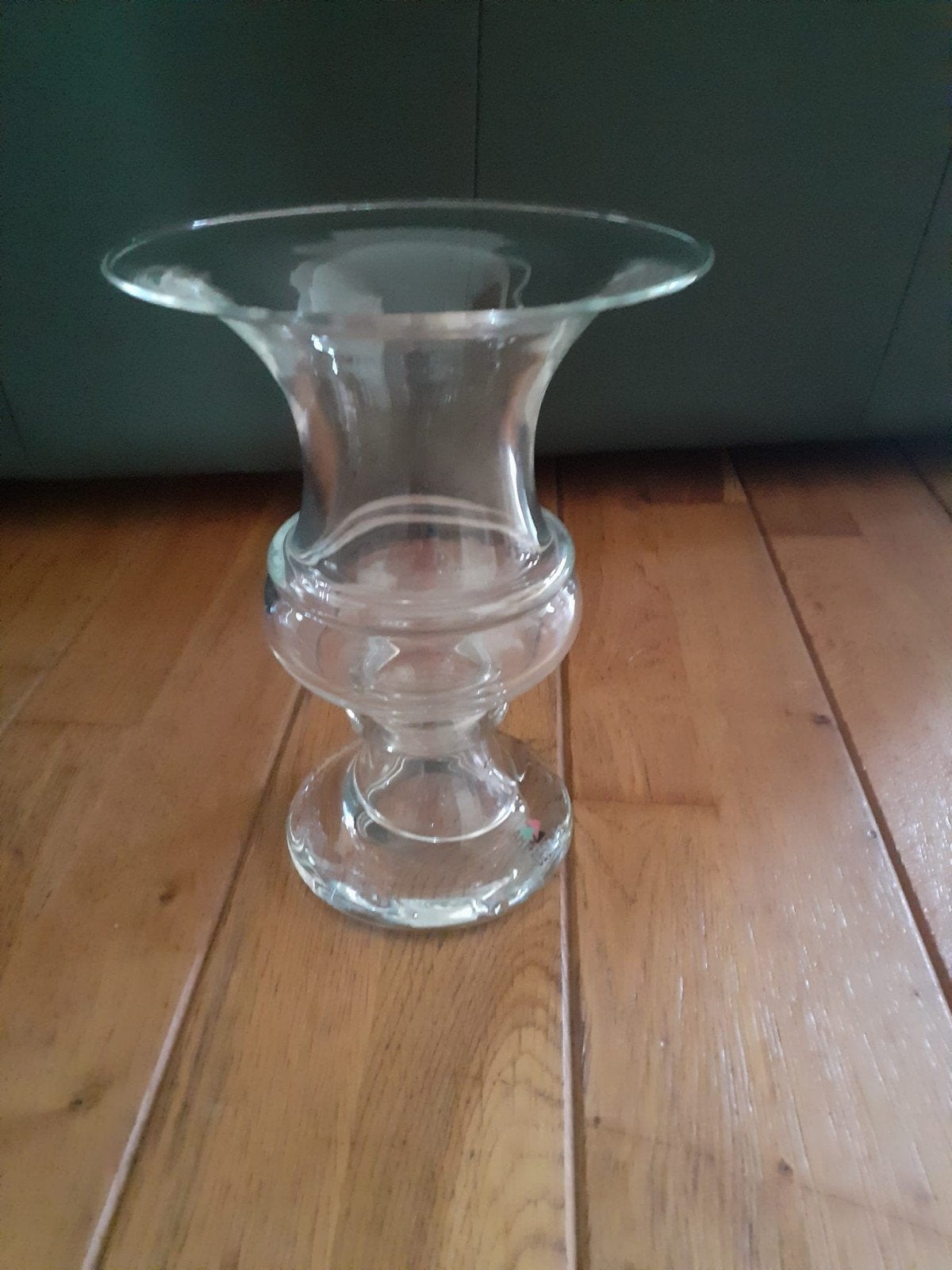 Glazen vaas, Huis en Inrichting, Woonaccessoires | Vazen, Ophalen, Overige kleuren, Minder dan 50 cm, Glas