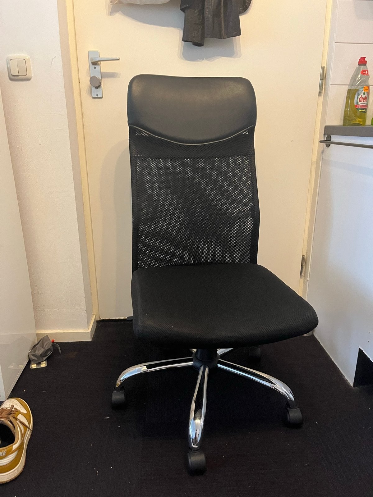 Black desk chair, Ophalen, Gebruikt, Zwart, Bureaustoel