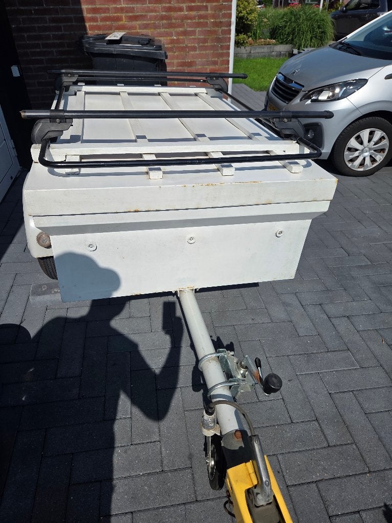 Bagage kar met deksel, Ophalen, Gebruikt