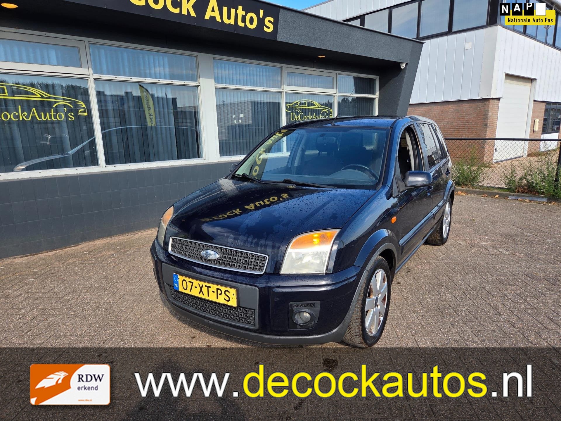 Ford Fusion 1.4-16V Futura/TREKHAAK, Auto's, Ford, Voorwielaandrijving, 15 km/l, Gebruikt, Blauw