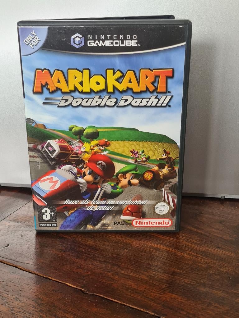 Mario Kart Double Dash Nintendo Gamecube, Spelcomputers en Games, Racen en Vliegen, Ophalen of Verzenden, Zo goed als nieuw, 3 spelers of meer