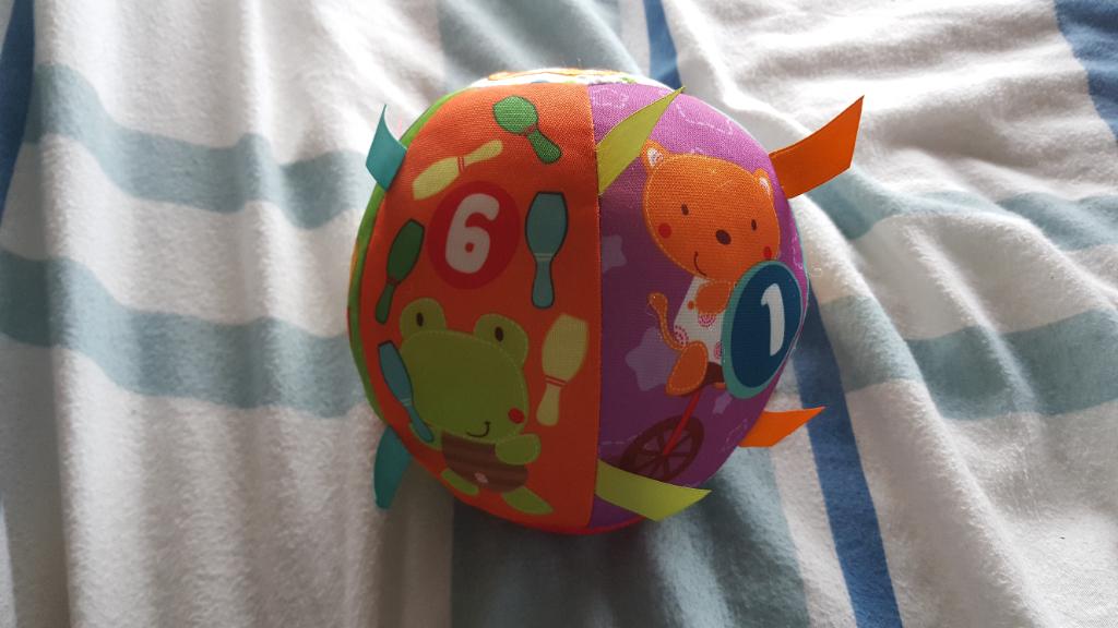 VTECH Zachte muziekbal met geluid en vrolijke figuren, Ophalen of Verzenden, Gebruikt, Jongen of Meisje
