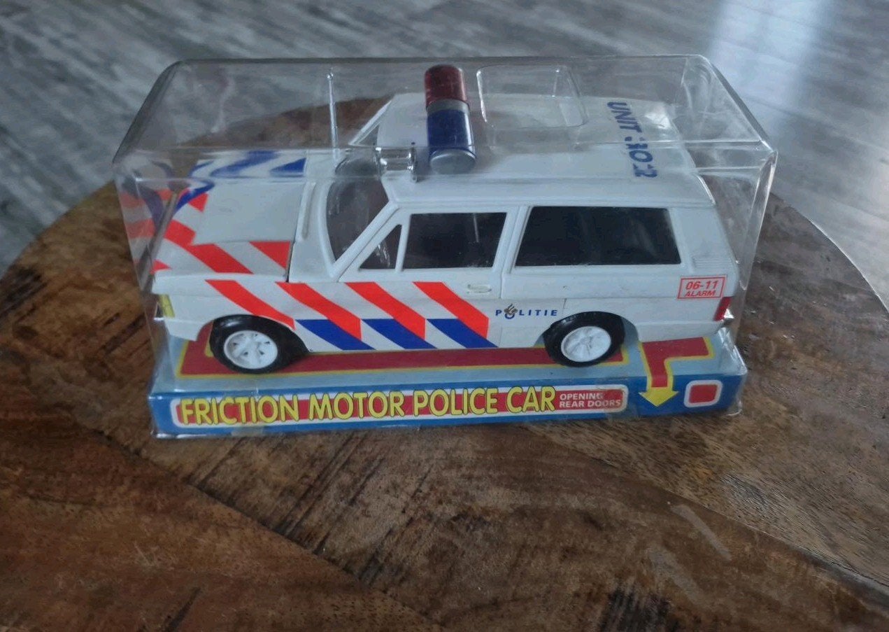 Vintage Nederlandse politieauto – origineel in verpakking |, Ophalen of Verzenden