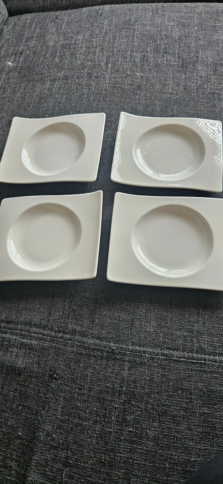 Merk: VILLEROY & BOCH 4x bordjes, Huis en Inrichting, Villeroy & Boch, Ophalen of Verzenden, Zo goed als nieuw, Bord(en)
