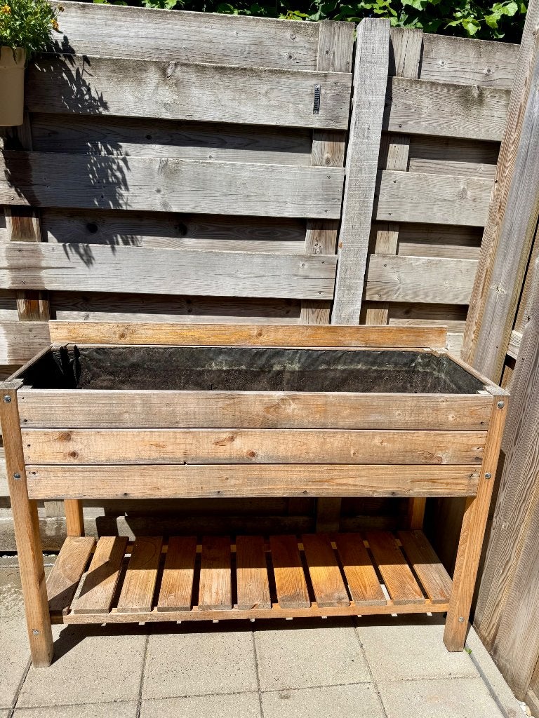 Huiten bloemenbak/plantenbak/kweekbak, Tuin en Terras, Bloembakken en Plantenbakken, Ophalen, Gebruikt, 100 cm of meer, Balkon