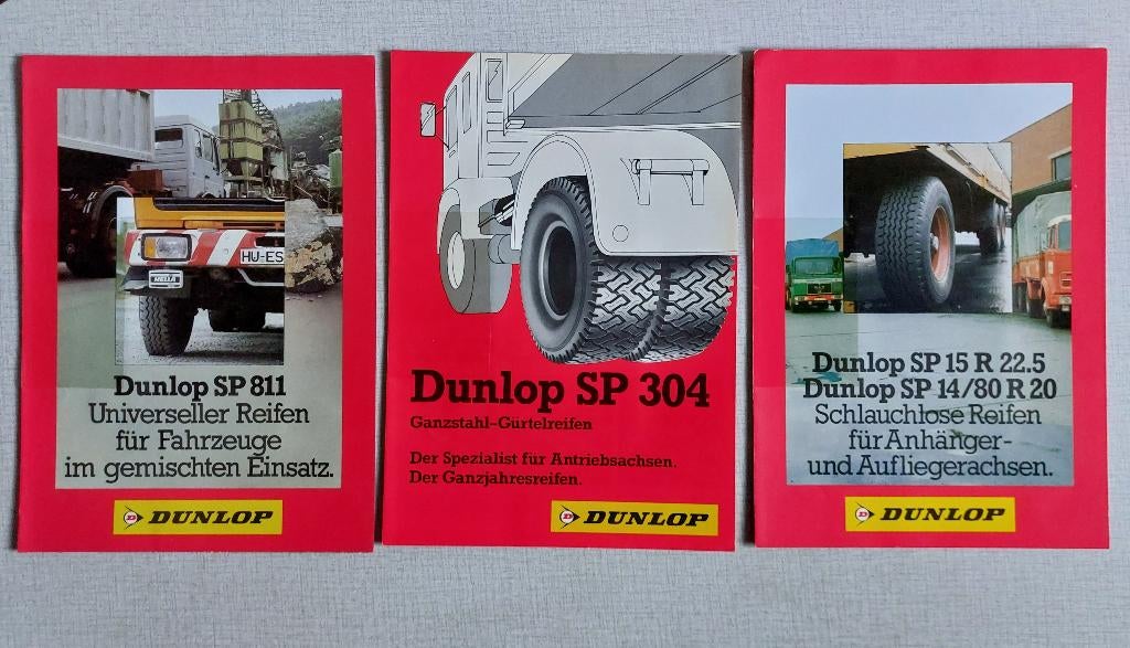 Brochures / folders DUNLOP Vrachtwagen banden, Boeken, Ophalen of Verzenden, Gelezen, Overige merken