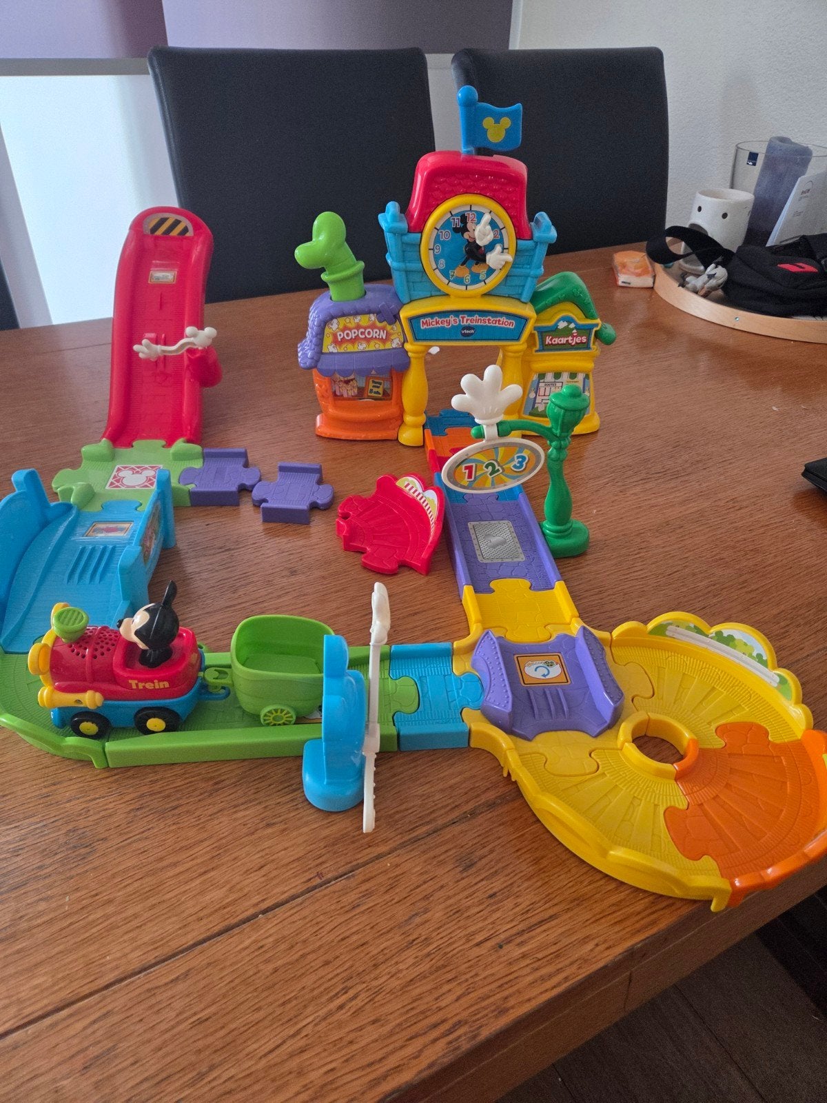 Vtech Mickey Mouse Treinset, Ophalen, Gebruikt, Overige typen, Met licht