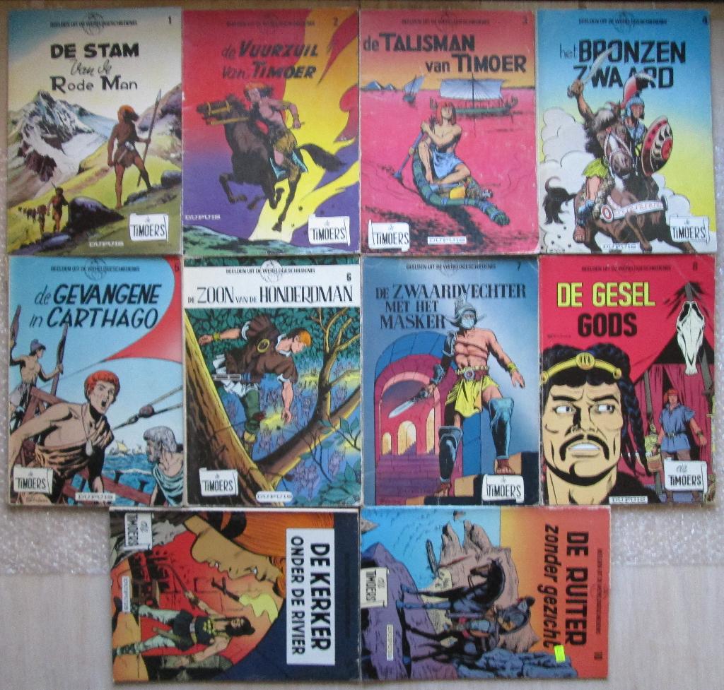Timoer 1 t/m 10 (SC), Boeken, Stripboeken, Meerdere stripboeken, Ophalen of Verzenden, Zo goed als nieuw, Sirius