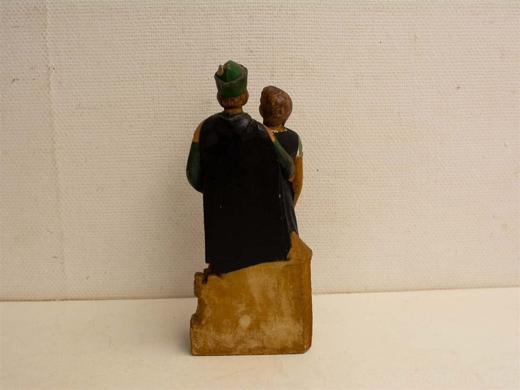 Stenen beeld Tijl en Nele 28505, Verzamelen, Ophalen of Verzenden, Gebruikt, Dier