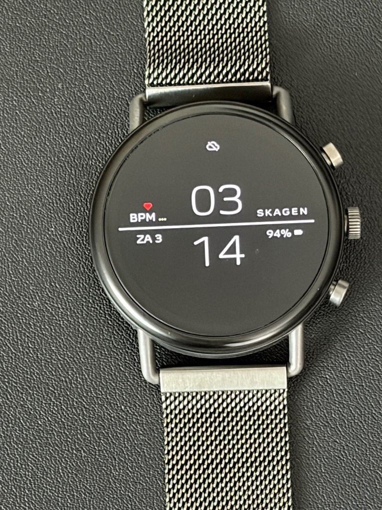 Skagen smartwatch, Ophalen of Verzenden, Gebruikt, Zwart, Android