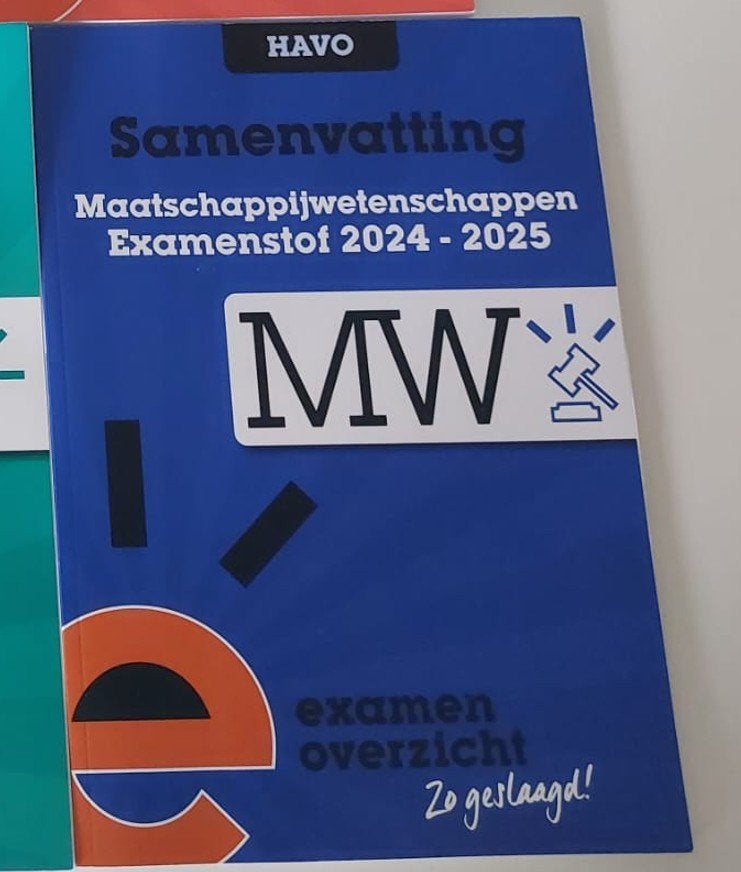 Samenvatting Maatschappijwetenschappen Havo, Ophalen of Verzenden, Zo goed als nieuw, HAVO, Overige vakken