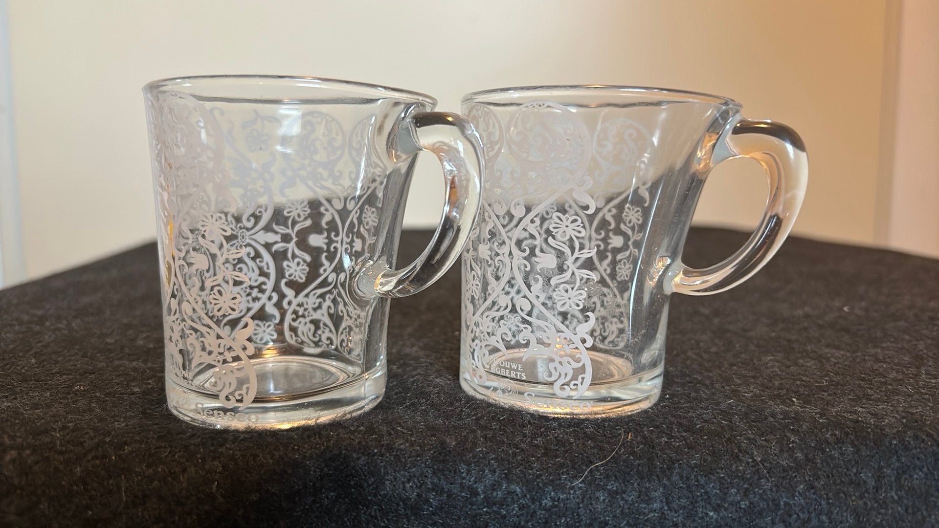 2 originele Senseo mokjes Marcel Waanders, Huis en Inrichting, Keuken | Servies, Ophalen of Verzenden, Zo goed als nieuw, Overige stijlen