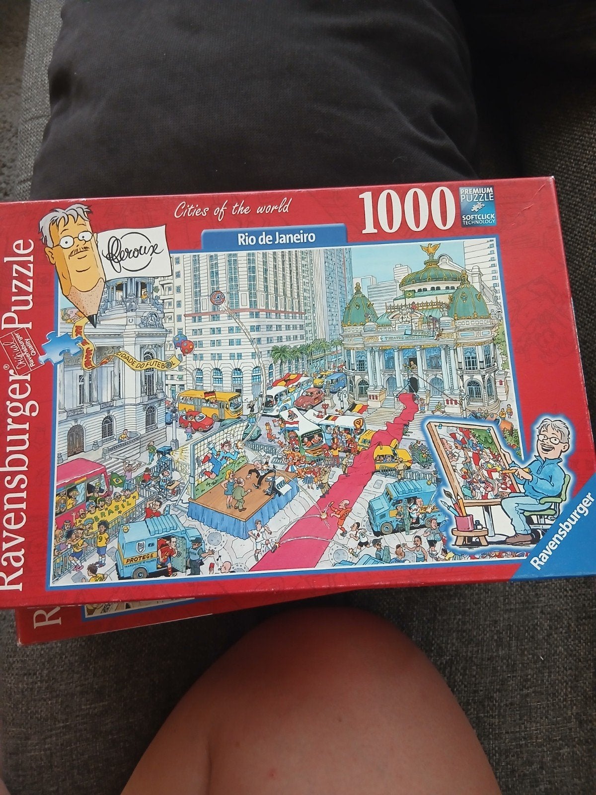 4 Cities of the world Ravensburger puzzels, Ophalen of Verzenden, 500 t/m 1500 stukjes, Gebruikt, Legpuzzel