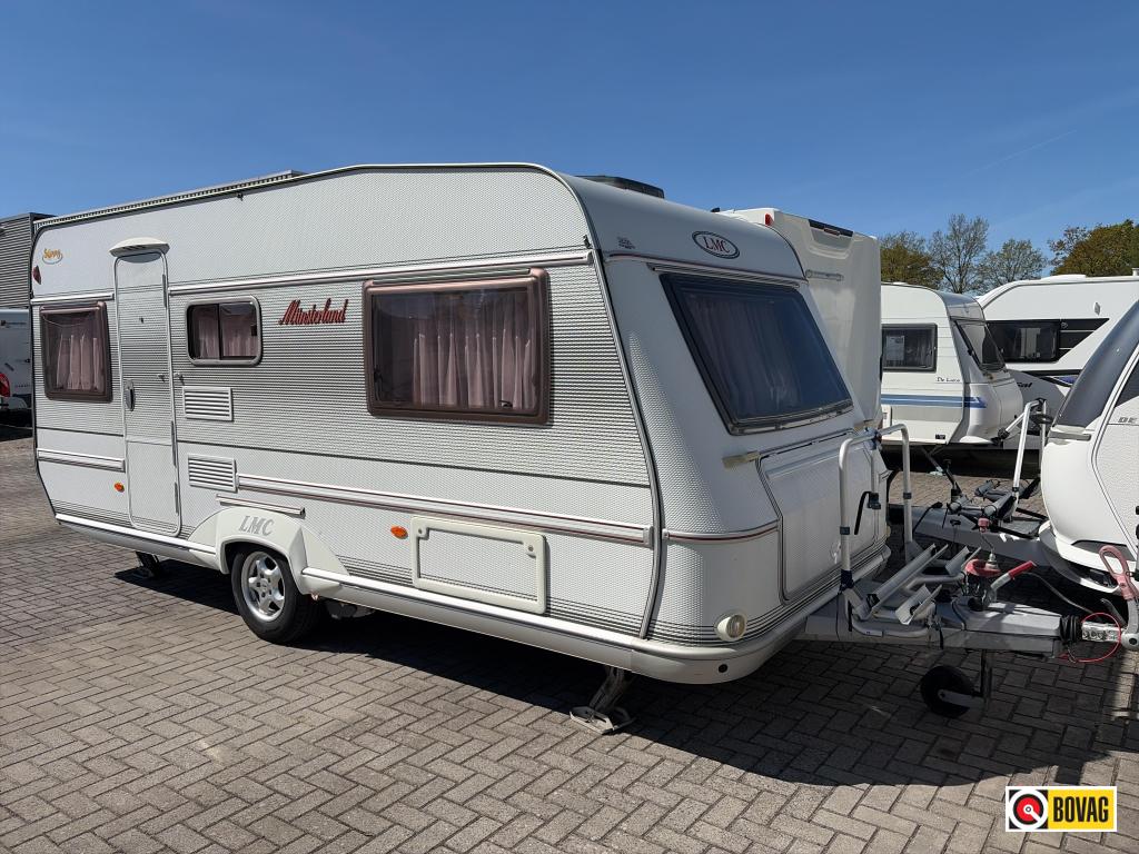 LMC Munsterland Sunny 475 TE Voortent/Mover/Fietsdr., Caravans en Kamperen, Caravans, Standaardzit, Bedrijf, Schokbreker, LMC en Münsterland