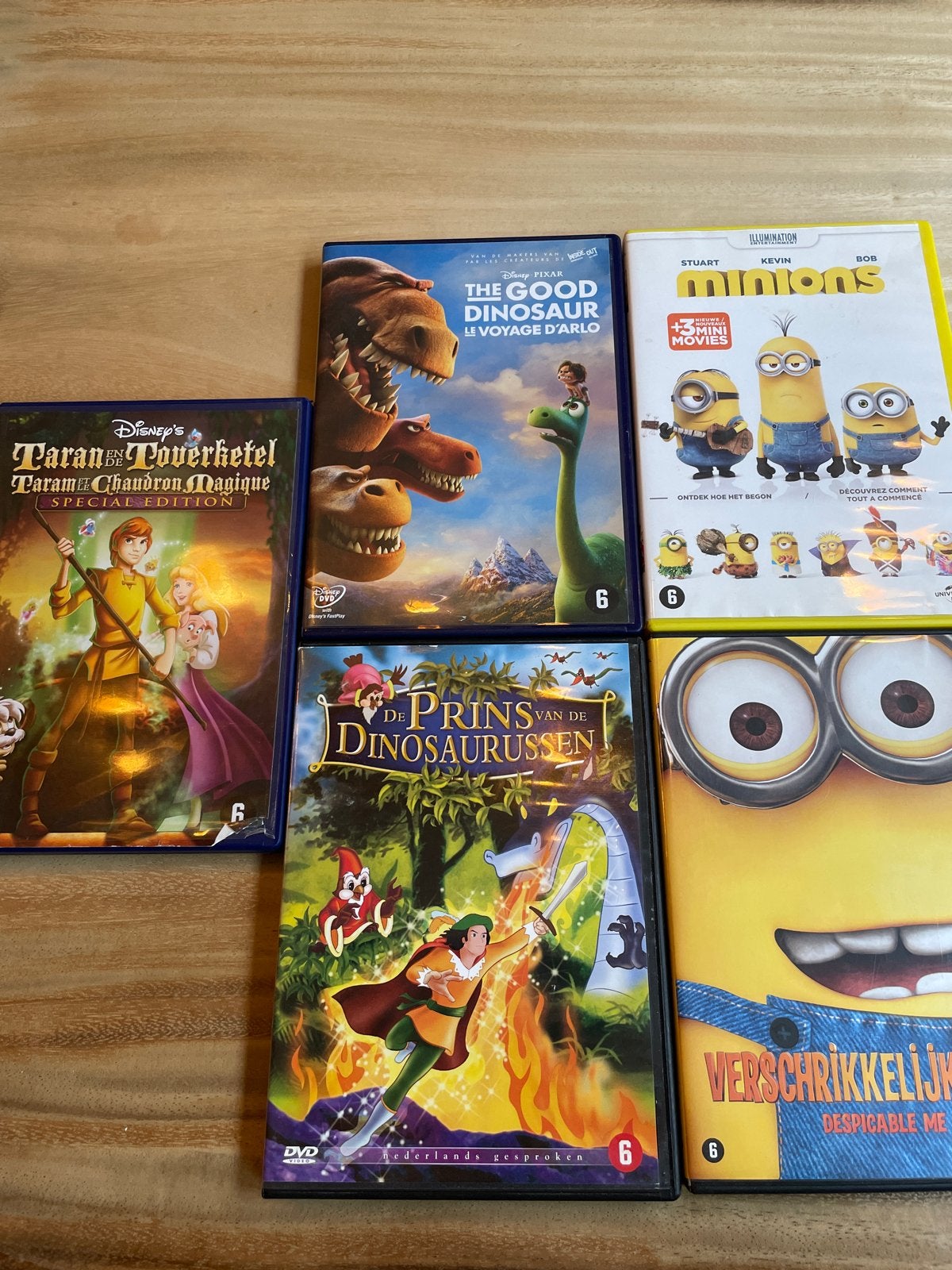 DVD-collectie: Disney, Pixar, Minions en De Prins van de Din, Ophalen, Gebruikt, Animatie, Verzamelbox