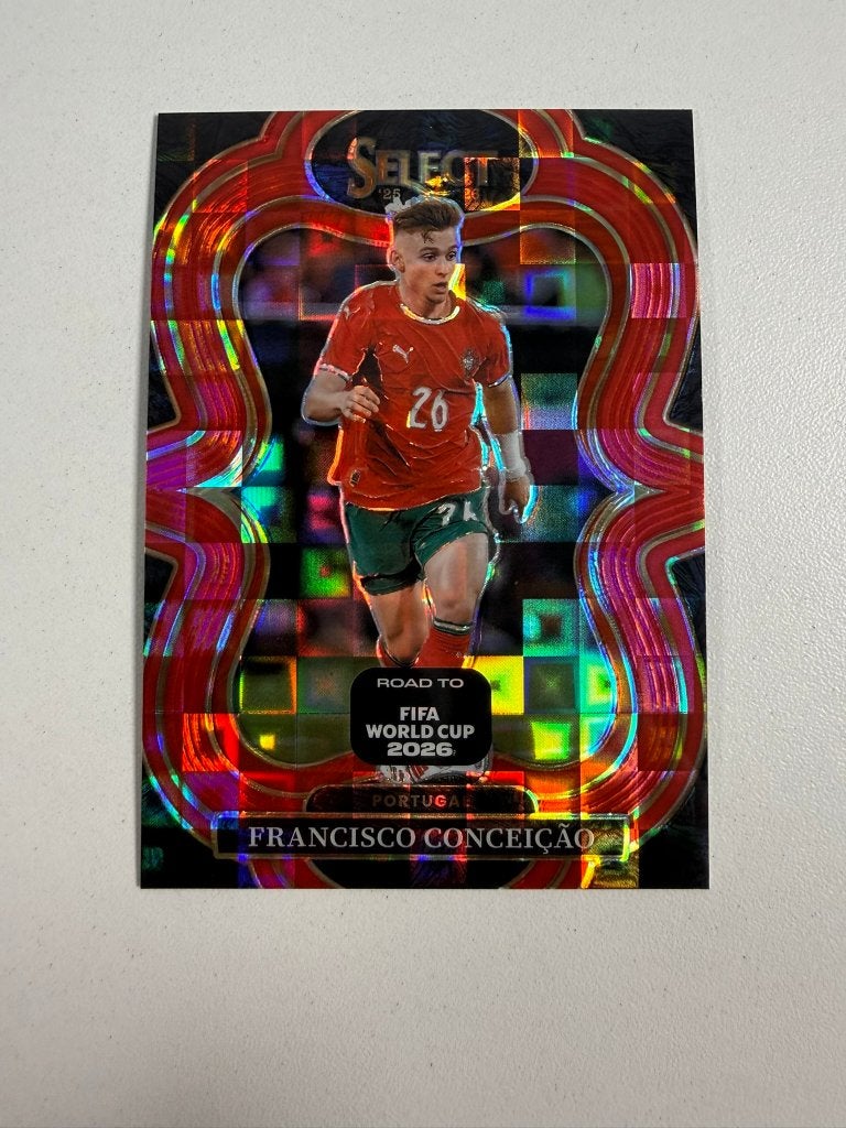 148 Francisco Conceicao Red Pandora Select World Cup 2026, Ophalen of Verzenden, Nieuw, Buitenlandse clubs, Poster, Plaatje of Sticker