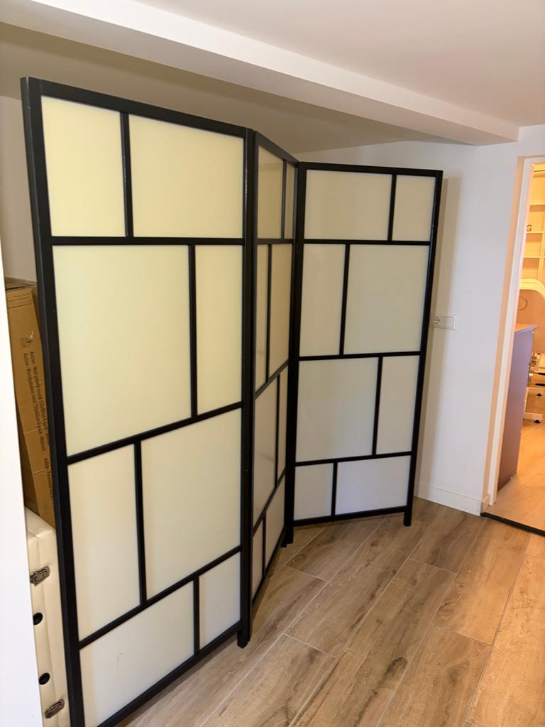 Stijlvol kamerscherm / scheidingswand - 3 panelen, Ophalen of Verzenden, Zo goed als nieuw