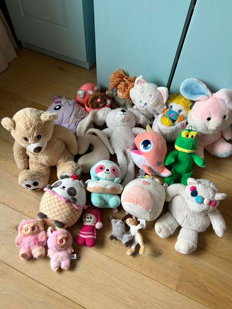 20 knuffels, Ophalen of Verzenden, Gebruikt, Overige typen